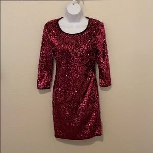 Forever 21 pink sequin dress